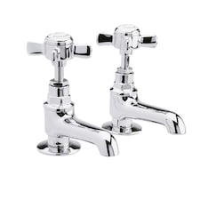 Balterley Kingsey Traditional Crosshead Basin Taps