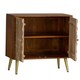 image 3 of Perdue Dakota Solid Mango Wood 2 Door Cupboard