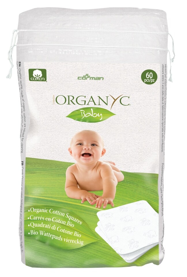 Organyc - Baby Cotton Squares 100% Cotton