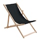 image 2 of MidOcean Honopu Wood Folding Chair - Black - One Size | Black