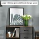 image 5 of HOMCOM Chest Dresser Tower with 3 Drawers Storage Cabinet Organizer, Beige