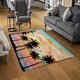 image 2 of Palm Trees at Sunset (Rug) Multi | Small: 60x110cm