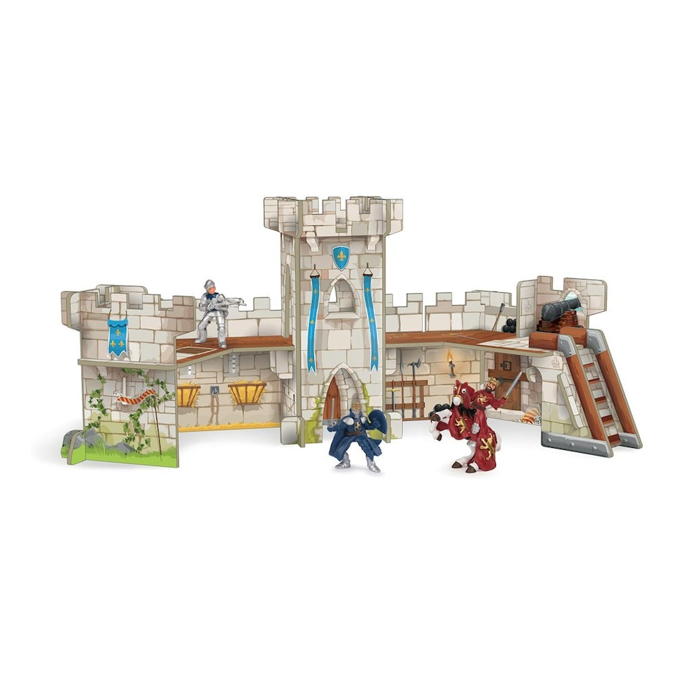 image 1 of PAPO Mini Papo Mini Knights Castle Toy Playset (33107)
