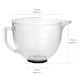 image 5 of SPARES2GO 4.7L Glass Mixing bowl Jug for KitchenAid Stand Mixers K40 5KSM5GB Spout 5qt