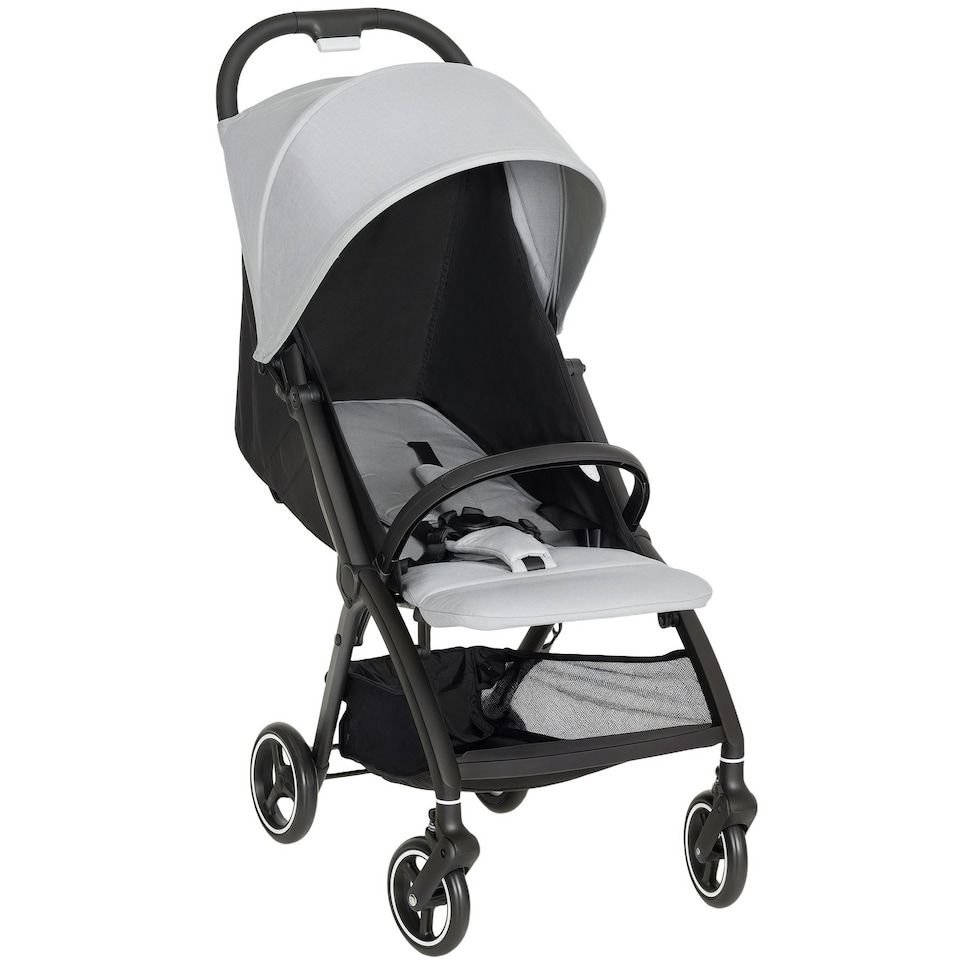 image 1 of AIYAPLAY Travel Stroller with Easy Folding, Lightweight Pushchair Grey | Light Grey