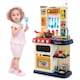 image 2 of COSTWAY 65PCS Kids Play Kitchen Children Pretend Role Play Toy Set