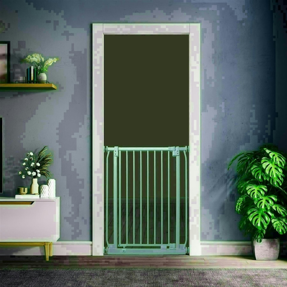 image 1 of Bettacare Extra Tall Elite Dog Gate, 71cm - 80cm, Matt Grey, Extra Tall 96.8cm in Height, Pressure Fit Pet Gate