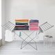 image 1 of Alivio Foldable Clothes Drying Rack with Extendable Wings, Portable Indoor & Outdoor Laundry Airer