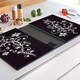 image 4 of GEEZY Glass Chopping Boards Set of 2 Floral Design Heat Resistant Worktop Protectors