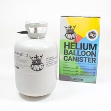 Helium Canister with Foil Inflation Adaptor - Fills up to 50 x 9 in balloons