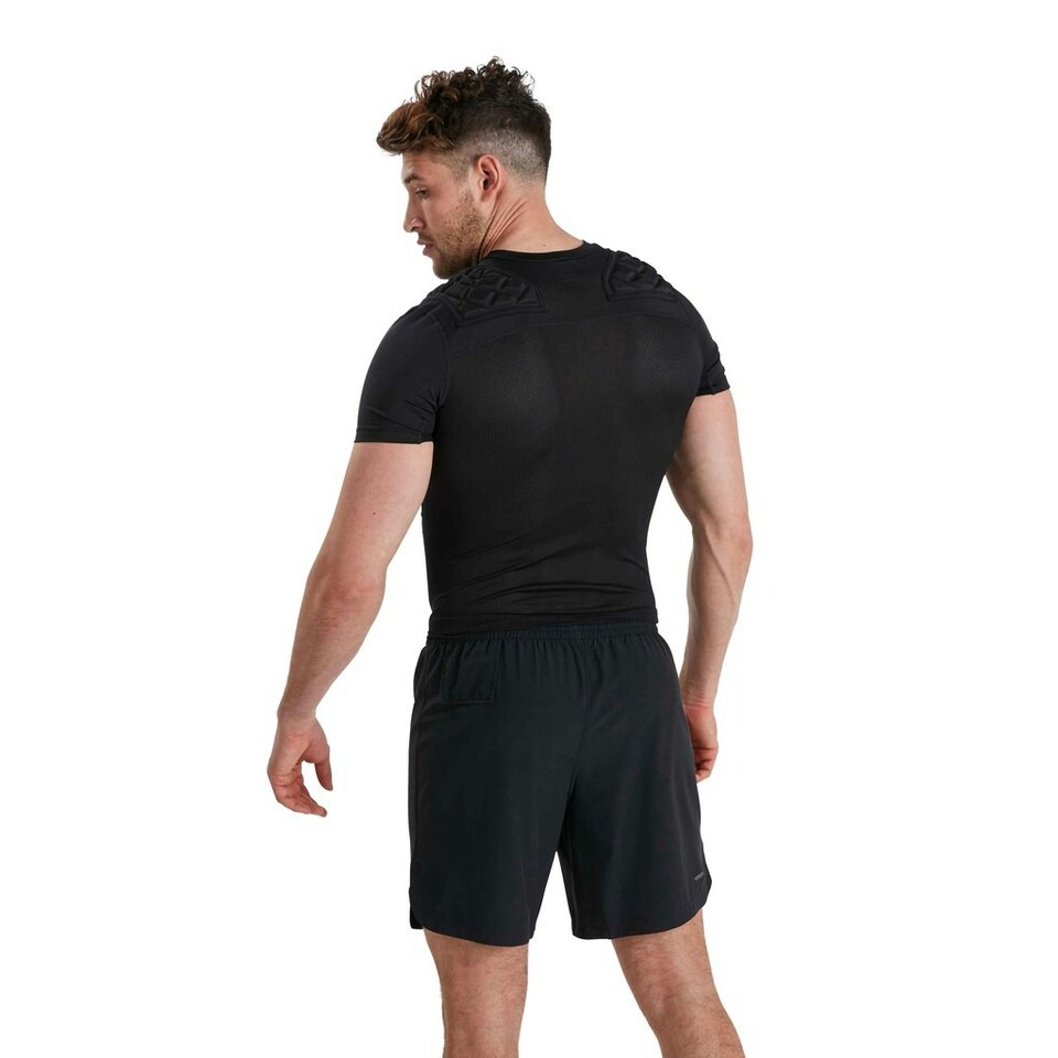 image 1 of Canterbury Logo Protection Vest - Black/White/Silver - M