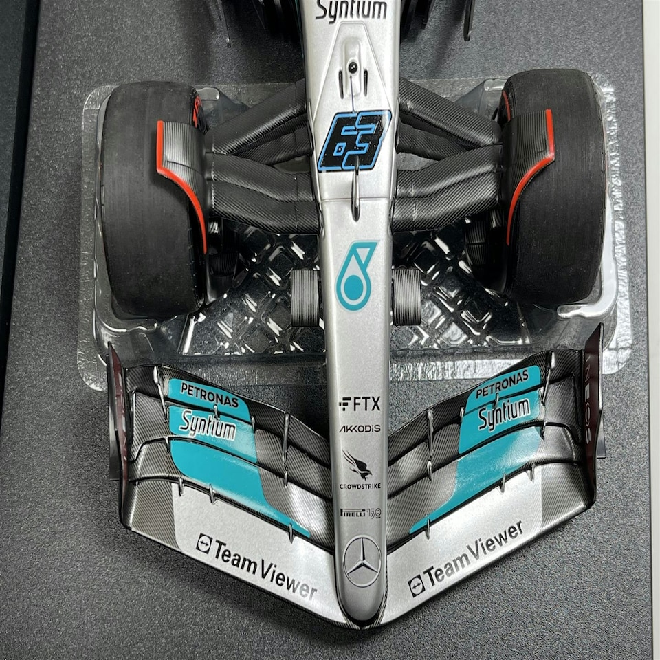 image 1 of George Russell #63 Mercedes AMG F1 Team Spanish GP 2022 1:18 Minichamps 110220063