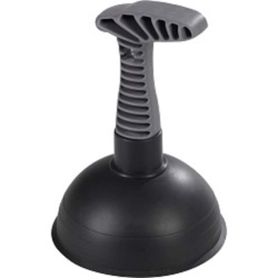 SupaHome Pistol Grip Sink Plunger - Black - 12.7cm