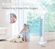 image 7 of PureMate 31-Inch Oscillating Tower Fan with Aroma Function - White