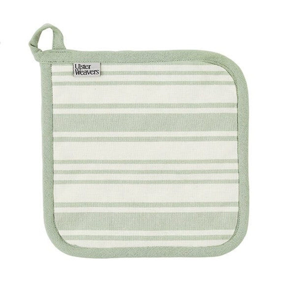 image 1 of Ulster Weavers Sage Stripe Pot Mat