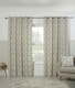 image 5 of Esher Eyelet Curtains - Grey - 168cm x 183cm