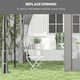 image 4 of Outsunny 3x3(m) or 3x6m Pop Up Gazebo Side Panels with Windows, Grey
