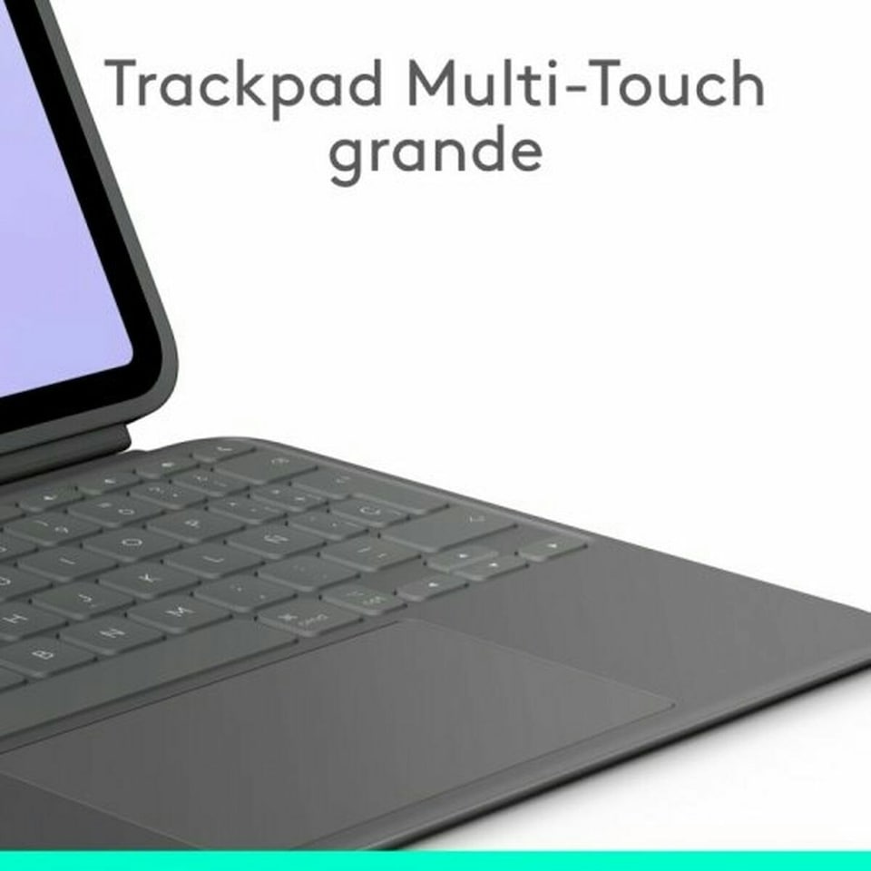 image 1 of Case for Tablet and Keyboard Logitech 920-012772 Graphite QWERTY N/A | N/A | One Size