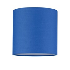 Royal Blue Textured Cotton 17cm Table Lamp Shade | Blue | Small | 1