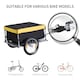 image 6 of New Bicycle Bike Cargo Wagon Trailer Cart Carrier Shopping Yellow and Black