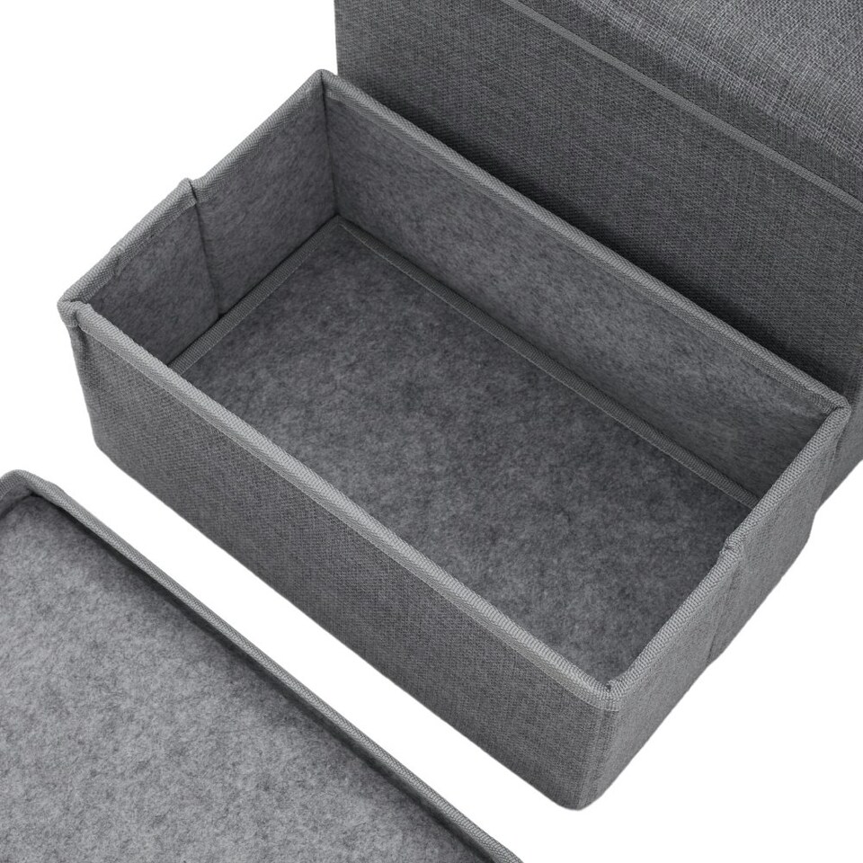 image 1 of Living and Home 3-Step Foldable Pet Ladder with Nest