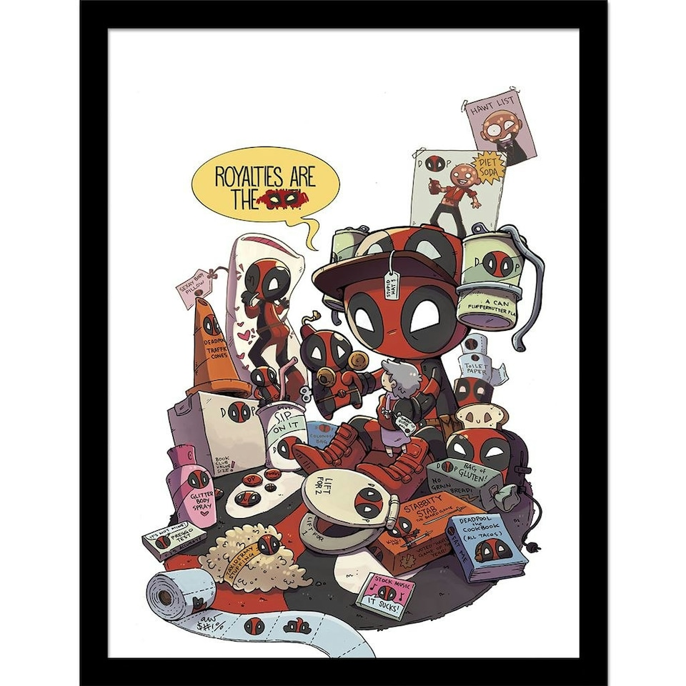Deadpool (Merch) Framed 30x40cm Print