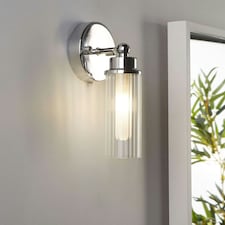 Vurton Chrome Bathroom Wall Light