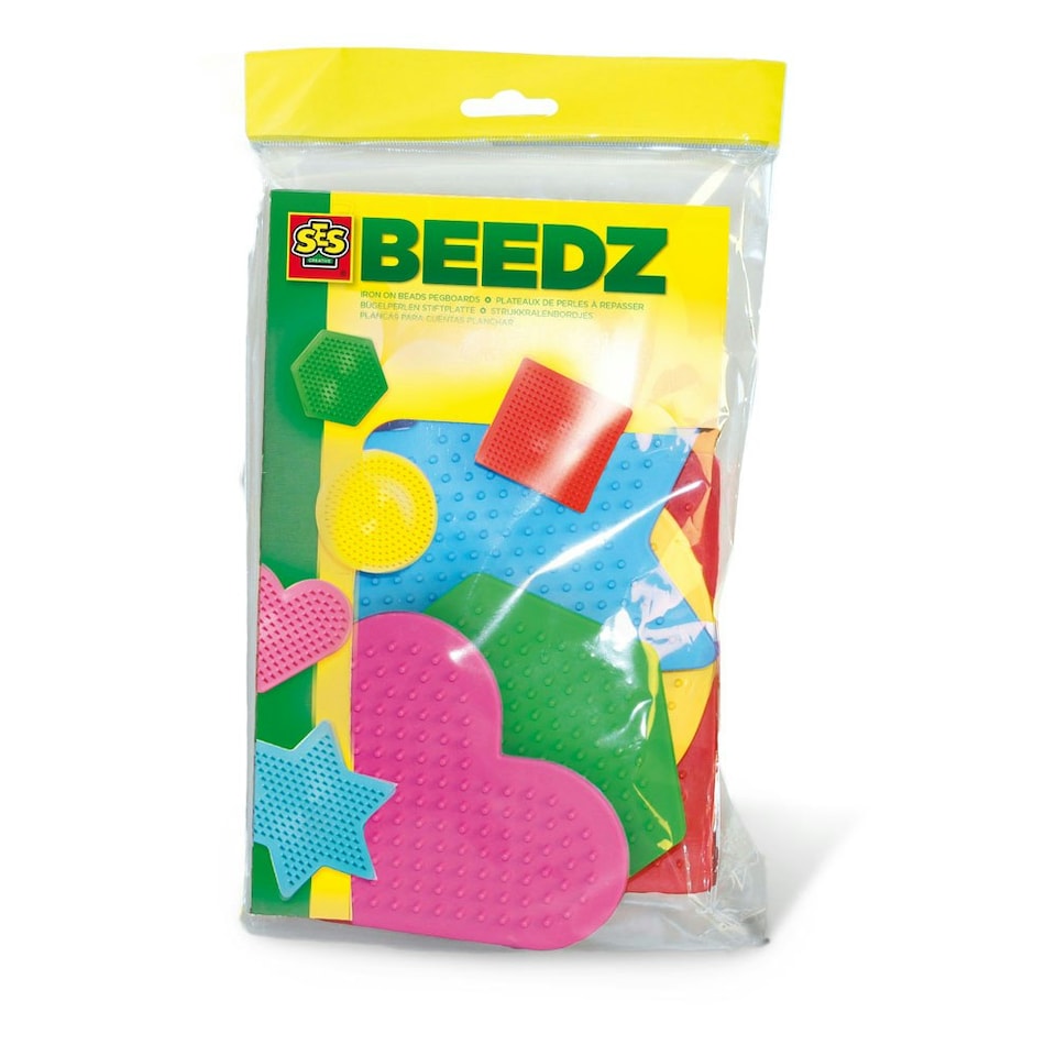 image 1 of SES CREATIVE Children's Beedz Iron-on Beads Pegboards Mosaic Set