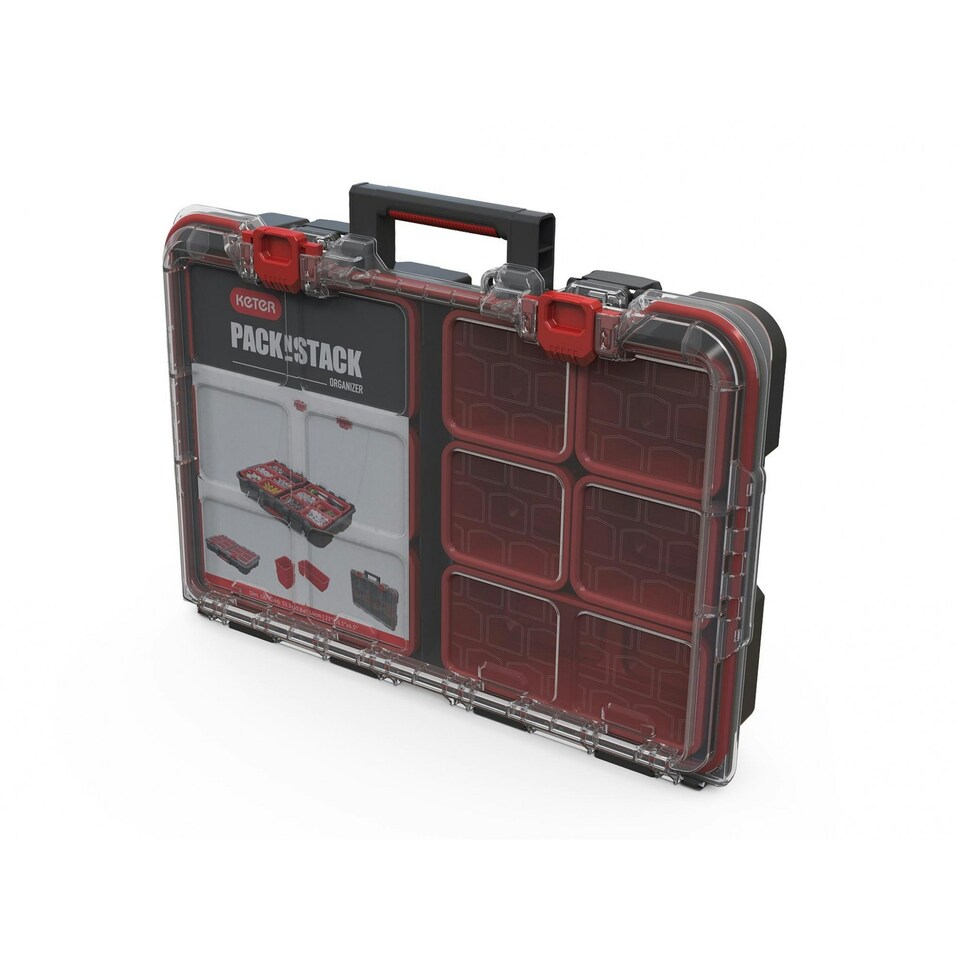 image 1 of Keter Stack N Roll Organiser - Multi Colour - One Size Multi