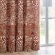 image 4 of Hoem Nola Abstract Chestnut Eyelet Curtains (W)229cm x (D)229cm Multi