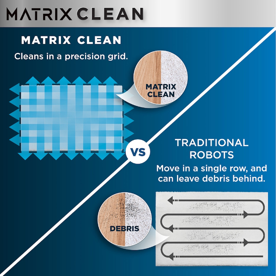 image 1 of Shark Matrix Plus 2 in 1 Robot Vacuum & Mop Black and Silver RV2620WDUK