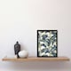 image 2 of Banana Plant Leaves Foliage Tropical Living Room Black Framed Wall Art Print A4