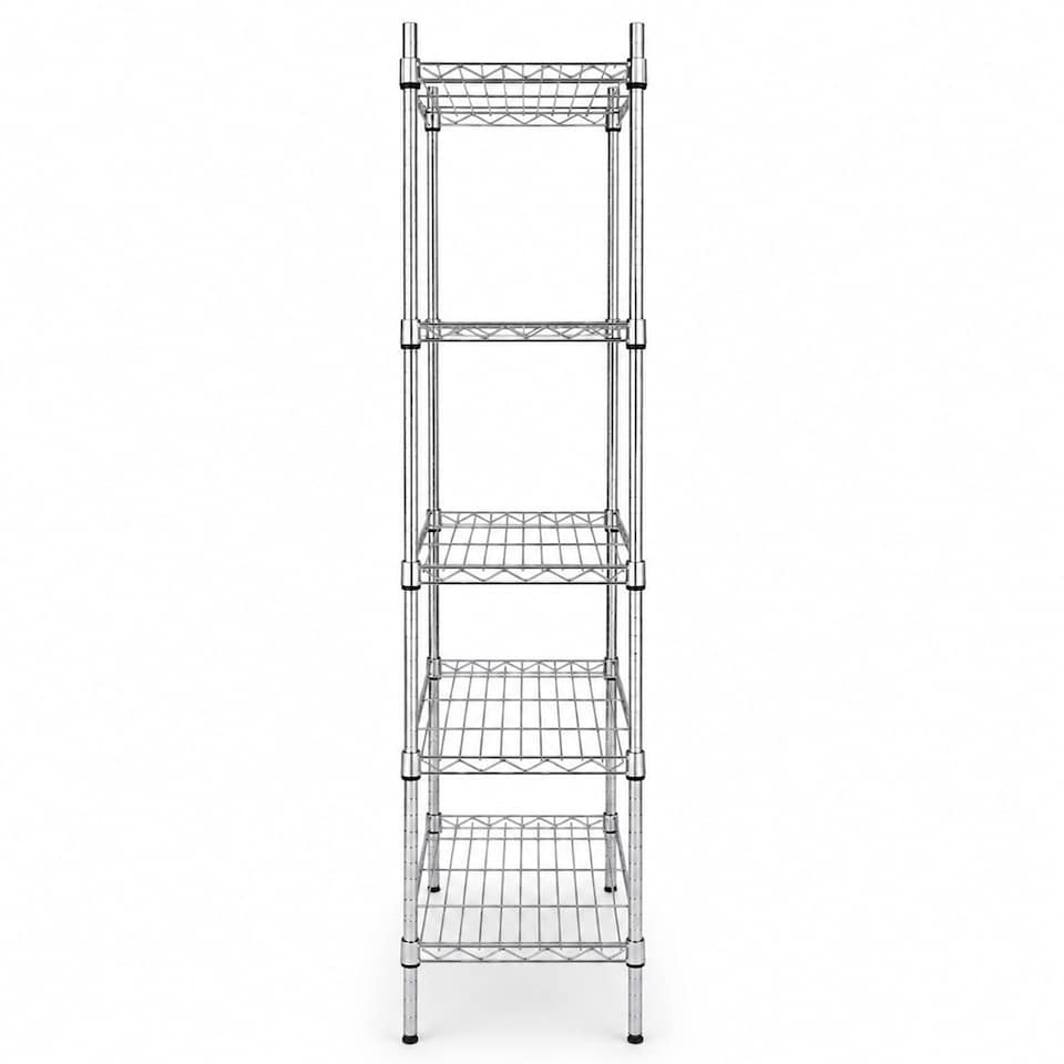 image 1 of 5 Tier Heavy Duty Steel Wire Rack Shelf Storage Shelving Unit