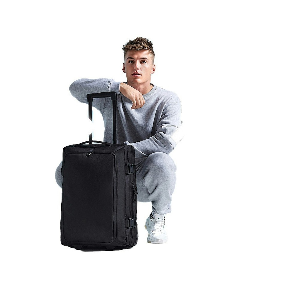 image 1 of Bagbase Escape Hardshell 2 Wheeled Cabin Bag - Black - One Size Black | Cabin Bag
