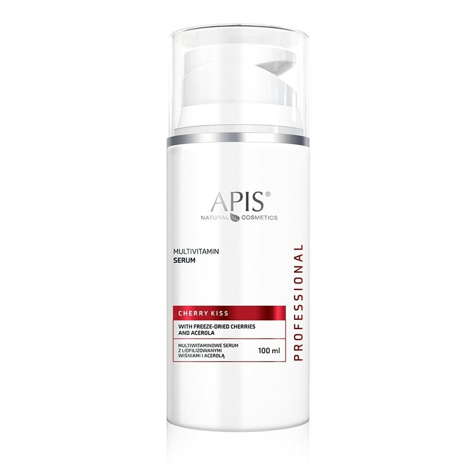 image 1 of Apis Professional Cherry Kiss Multivitamin Serum With Freeze-Dried Cherries and Acerola 100ml