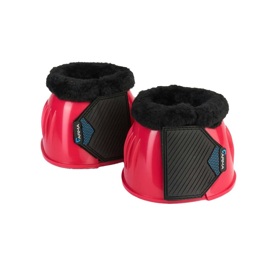 ARMA Comfort Gloss Horse Overreach Boots - Pink - Full