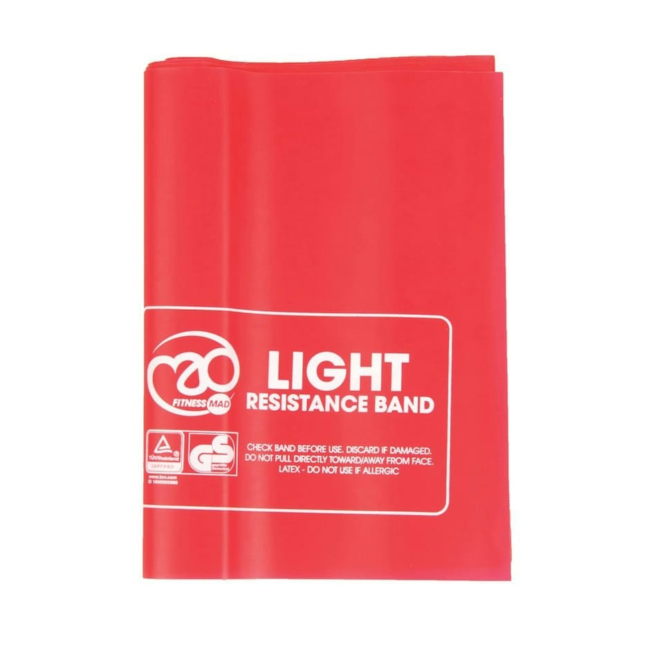 image 1 of Fitness Mad Power Resistance Band, Workout Band 1.5m, 3 Resistance Levels, Heavy Duty Exercise Band for Home Workout, Pilates & Rehabilitation