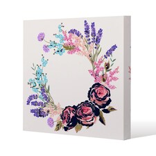 Beautiful Reath (Canvas Print) / 77 x 77 x 4cm | Multi