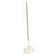 image 2 of Something Different Clear Quartz Crystal Heart Incense Stick Holder - White - One Size