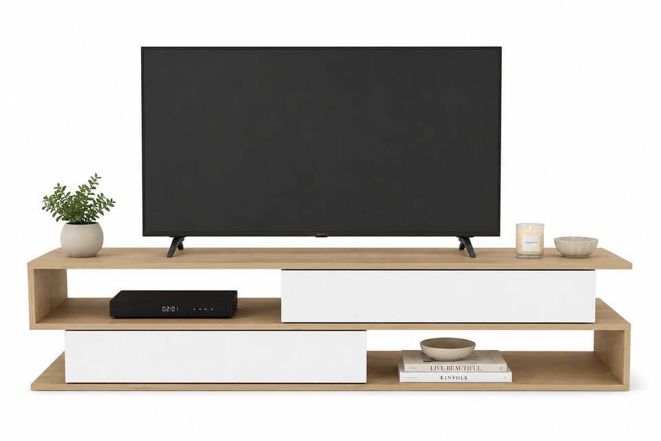 image 1 of Decorotika Cortez TV Unit for TV's up to 72 inch
