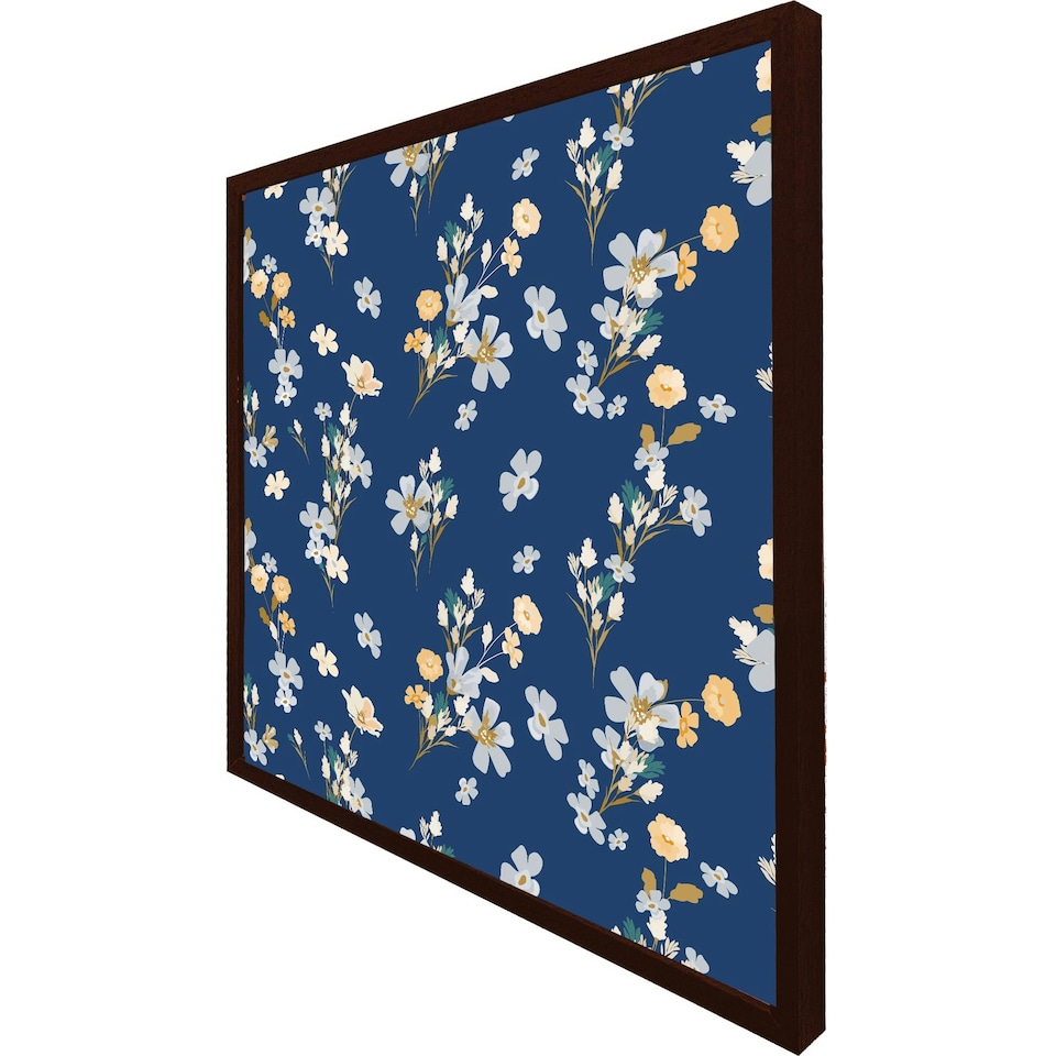image 1 of Blue & yellow bunches (Picutre Frame) Grey | M