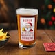 image 2 of Personalised Santa Pun Christmas Beer Glass
