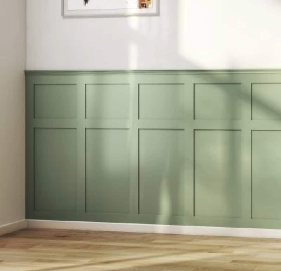 image 1 of Cheshire Mouldings WPKT6 Shaker Wall Panelling Kit (H) 2400mm (W) 63mm (T) 9mm