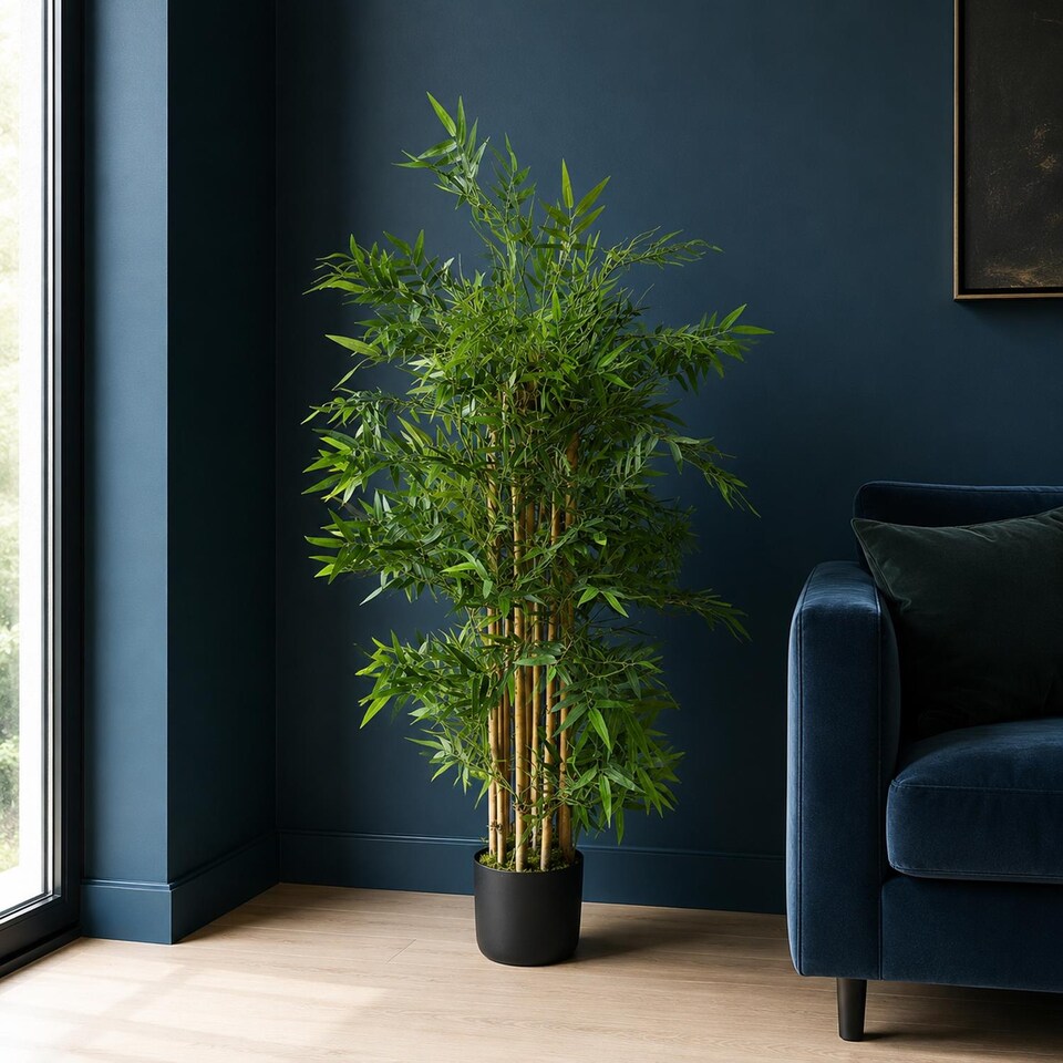 image 1 of 120cm Artificial Oriental Bamboo Plant