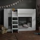 image 4 of Cobaltwood Bunk Bed All White -  Single (90cm)