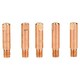 image 1 of 0.6mm Mig Welding Welder Round Contact Tips for MB15 Euro Torches 5pk