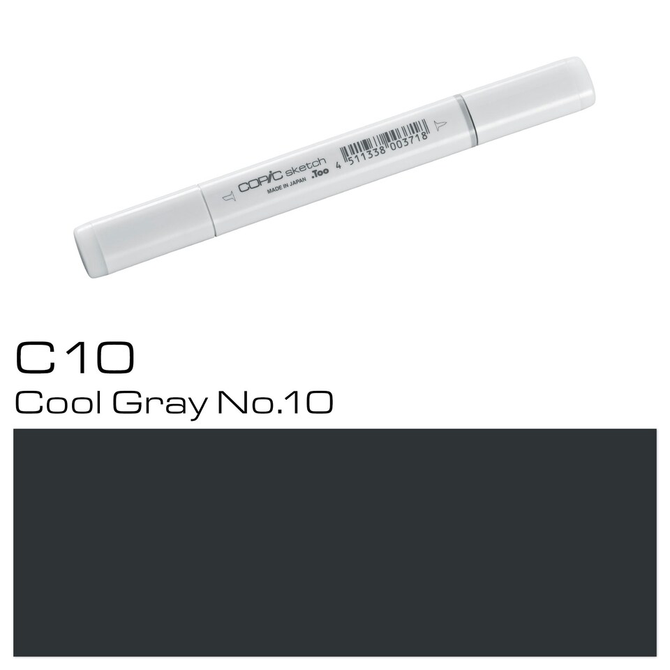 image 1 of Copic Sketch Marker, Cool Gray No.10, Single Pen