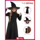 image 6 of Wicked Witch Girls Fancy Dress Costume Kids Large - Age 10-12