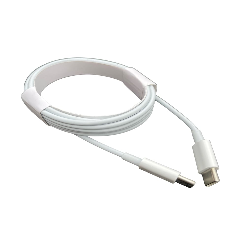 image 1 of 2m USB-C to USB-C Charging Cable White