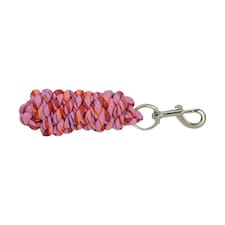 Hy Three Toned Lead Rope - Light Pink/Red/Orange - 2m